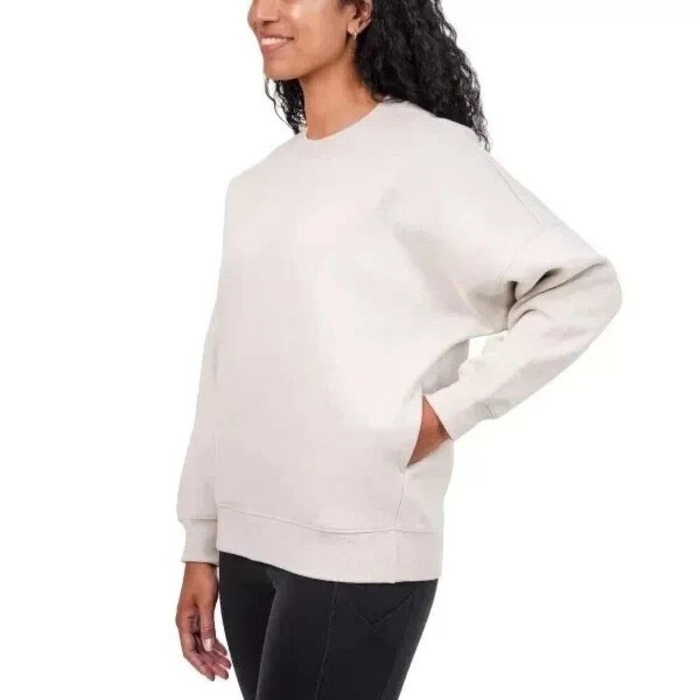 TUFF Athletics Sm Sweatshirt Fleece Crewneck Pullover Shirt Pockets Activewear